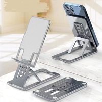 Support universel pliable de téléphone portable et de tablette, alliage d'aluminium, Angle réglable, support universel pour téléphone portable