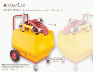 <span class=keywords><strong>Chariot</strong></span> d'extincteur en mousse Okefire avec indicateur - Product Image 4