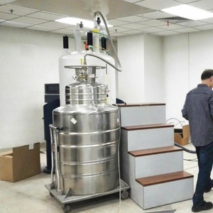 Bouteille de stockage d'hélium liquide de sécurité 100L, réservoir cryogénique avec cuve sous pression en acier inoxydable pour expériences cryogéniques - Product Image 4