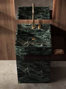 Lavabo sur pied <span class=keywords><strong>moderne</strong></span> et simple, personnalisé, pour hôtel, villa, petit appartement, colonne, cour extérieure, montage au sol - Product Image 3