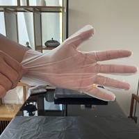 Gants jetables souples de qualité alimentaire personnalisés en gros, emballage à trois soudures latérales pour la cuisine