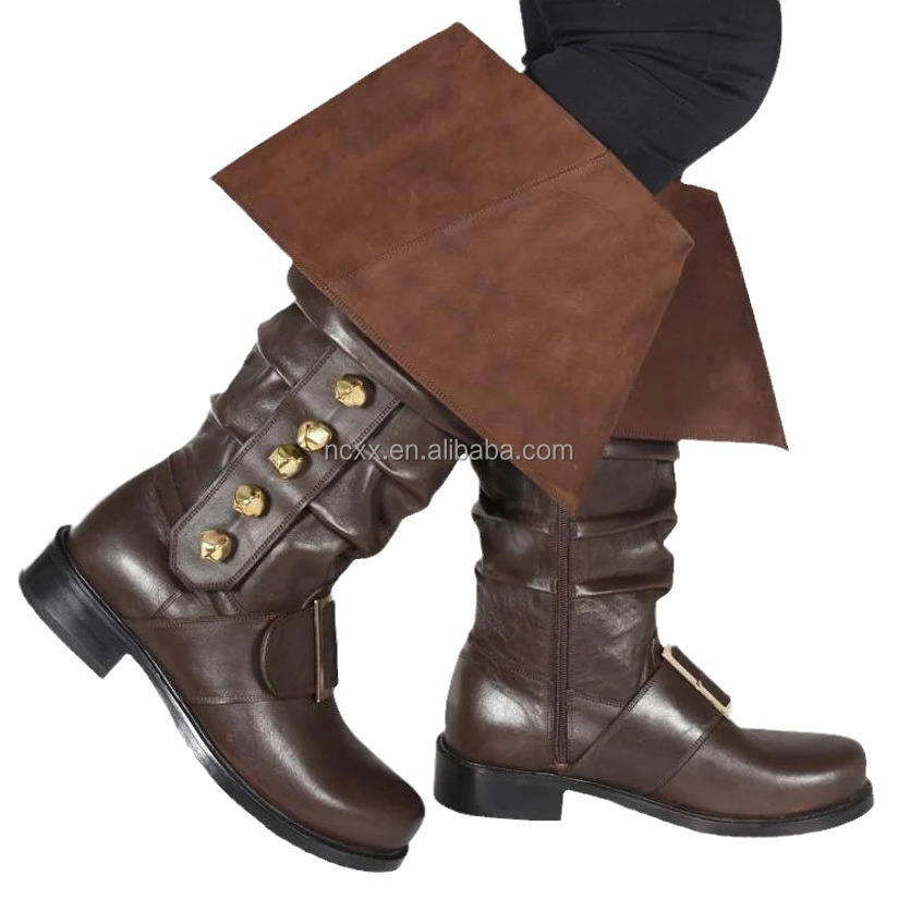 Duradera botas medievales para hombre, que ofrece estilo y comodidad