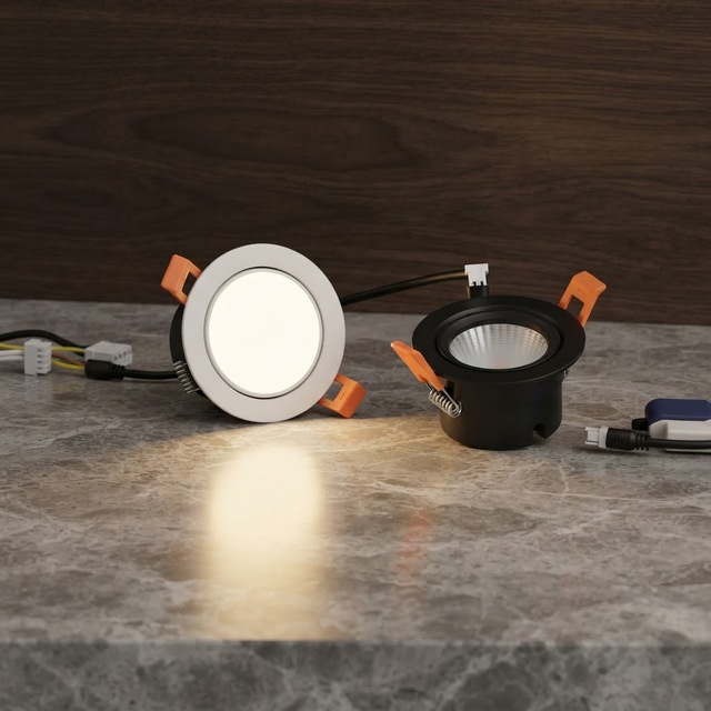 High Lumen Aluminum Cob Chip Spot Dimmable Gimbal LED Recessed Luminaire Lights 5W Mini Downlight 7W Eyeball Home Office Hotel