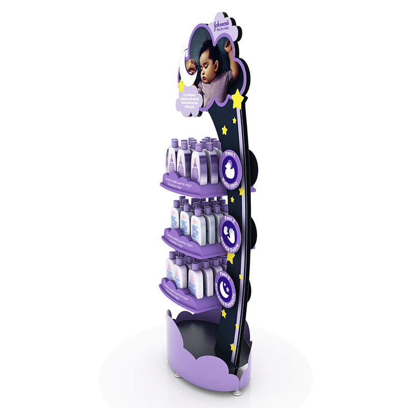 Apache Customizable for Baby Care Display Racks with Custom Logo Floor Mounted PVC Stand for Baby Shops or Supermarkets — view 5
