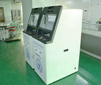 Mesin Pembayaran Otomatis Kios Monitor Layar Sentuh 21.5 24 32 27 Inci Di Lantai Kios Internet