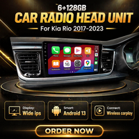 4+64GB Android 16 9 Inch Radio Mobil Head Unit Layar Sentuh Wireless CarPlay Android Auto Double DIN Stereo Mobil Navigasi