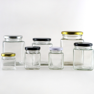 High Quality Food Storage Containers <strong>Square</strong> Glass <strong>Jar</strong> With Airtight Lids Glass <strong>Mason</strong> <strong>Jar</strong> for Honey Jam - Product Image 3