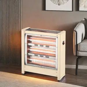 2450W High Power Quartz Heating Tube Heater Multi-Surface Multiple Power Options Freestanding Bedroom Living Room Lighting
