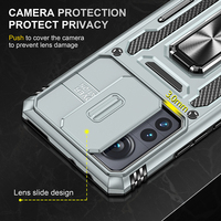 Support de bague béquille Combo antichoc lentille de protection glissière porte téléphone Mobile housse arrière étui pour Xiaomi MI 12 PRO 11T