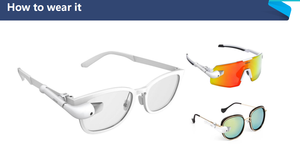 Lunettes <span class=keywords><strong>VR</strong></span> à instructions d'informations Affichage RVB 624x405 1200nits Fixable magnétiquement pour les amateurs de jeux - Product Image 5