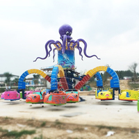 Manège géant en forme de pieuvre pour enfants et adultes, équipement de parc d'attractions, fête foraine