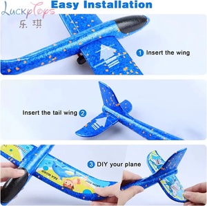 Avion planeur en mousse à lancer avec lanceur de <span class=keywords><strong>catapulte</strong></span>, <span class=keywords><strong>jeu</strong></span> de tir en plein air pour enfants - Product Image 4