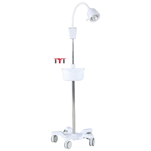 Lampe d'examen médical mobile LED MT <span class=keywords><strong>MEDICAL</strong></span> pour hôpital avec roues et panier, bras flexible, lumière auxiliaire chirurgicale - Product Image 3
