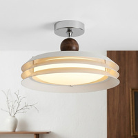 Lustre de restaurant médiéval, design nordique, lampe de table ronde créative, lampe à spectre complet, protection des yeux