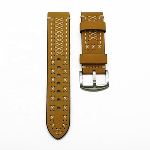 Natobelt Horloge banda de reloj 20mm, 22mm de cuero curtido vegetal <span class=keywords><strong>italiano</strong></span> - Product Image 1