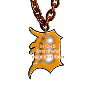 Collar de cadena grande con logotipo de 32 equipos deportivos de EE. UU. para aficionados, estilo hip hop, collares de espuma <span class=keywords><strong>EVA</strong></span> 3D, joyería de moda NFC Dallas Cowboys - Product Image 4