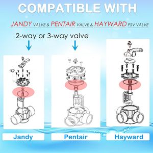 โอริงสำรองสำหรับวาล์ว Jandy NeverLube Pentair รุ่น 12 Lid 24 Stem ชุดซีลยางสำหรับสระว่ายน้ำ - Product Image 2