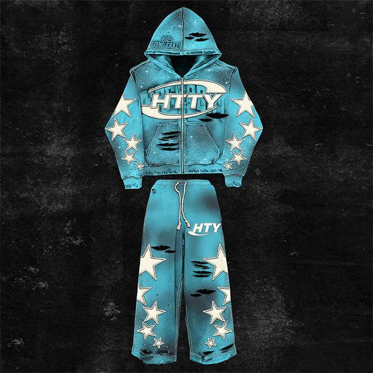 Custom Men s Vintage Streetwear Embroidered
