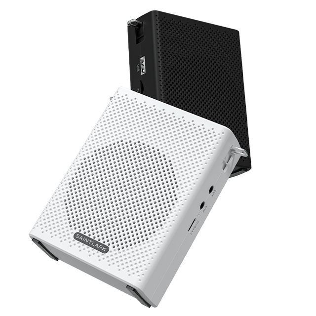 Portable Mini Amplifier with Headset Microphone Personal Tour Guide Audio Speaker Lightweight Wired Voice Enhancer