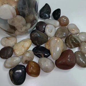 River Rocks Decorative Ornamental Pebbles Garden Landscaping Stones Gravel <b>Filler</b> for Home Decoration Cobblestone for Diy Crafts - Product Image 4