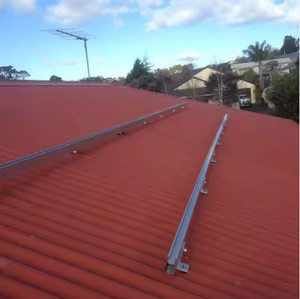 Sistema de Paneles <span class=keywords><strong>Solares</strong></span> Fotovoltaicos, Estructura de Instalación Solar para Techos Metálicos, Sistema de Paneles <span class=keywords><strong>Solares</strong></span> Industriales - Product Image 1