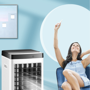 Ventilateur de climatisation Réfrigération domestique Petit refroidisseur Eau climatisation dortoir ventilateur <span class=keywords><strong>froid</strong></span> mobile Ventilateur électrique - Product Image 2