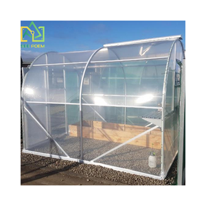 อุโมงค์ <span class=keywords><strong>PE</strong></span> โพลีคาร์บอเนตสำหรับใช้ในสวนหลังบ้านขนาดใหญ่เดินในเรือนกระจก - Product Image 6