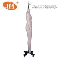Mannequin de couture professionnel pour femme, taille EU 36, corps entier, réglable, pour la création de patrons de mode et la découpe de vêtements.