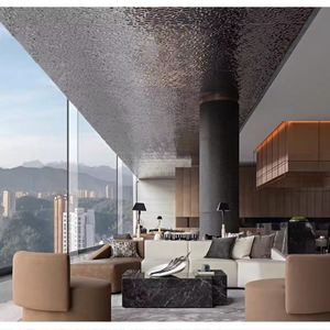 Nhà Máy Nóng Bán Dập Nổi Nhôm Tấm Tre Than <span class=keywords><strong>Board</strong></span> Cho Nước Gợn Kim Loại Nhôm Composite Tấm Bảng Điều Chỉnh Tường - Product Image 2