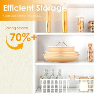 Nouveauté : casseroles et poêles en céramique avec revêtement en <span class=keywords><strong>granit</strong></span> moderne pour le <span class=keywords><strong>camping</strong></span> et les <span class=keywords><strong>camping</strong></span>-cars, compatibles lave-vaisselle - Product Image 4