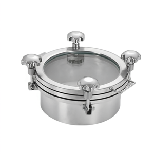 Couvercle d'égout hygiénique en acier inoxydable 304, équipement industriel - Product Image 1