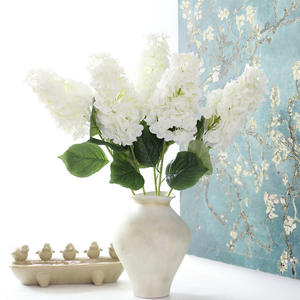 Flores Artificiales de Hortensia Hechas a Mano de Alta Calidad para Decoración de Bodas, Decoración del Hogar, Artículos para Fiestas, Flores de PVC para <span class=keywords><strong>Casa</strong></span> - Product Image 6
