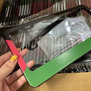 Vente flash Cadre de <span class=keywords><strong>plaque</strong></span> <span class=keywords><strong>d</strong></span>'<span class=keywords><strong>immatriculation</strong></span> personnalisé pour l'Asie <span class=keywords><strong>centrale</strong></span> Accessoire de voiture de haute qualité - Product Image 3