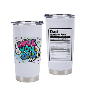 Personalizado mejor mamá mejor papá vasos 20oz botella de agua de acero inoxidable tazas aisladas <span class=keywords><strong>regalos</strong></span> <span class=keywords><strong>para</strong></span> madres Día del Padre taza de viaje - Product Image 2