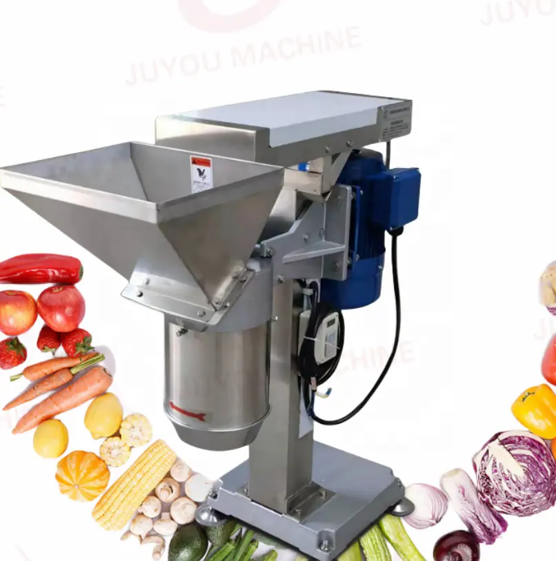 Juyou Commerciële Aardappel Gember Crusher Stamper Machine Fruit Groente Grinder Ui Gember Knoflookpasta Maken Machine