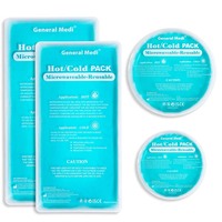 Bon Matériau Fabrication Professionnelle 4 Pack Gel Réutilisable Froid Chaud Pack pour la Douleur