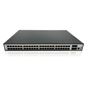 4 10 Gigabit SFP 48GE 1 Gigabit Consola Enlace ascendente 1 USB L3 Gestionado 48 Puertos PoE Conmutador Ethernet Montaje en rack Núcleo Conmutador de red PoE - Product Image 1