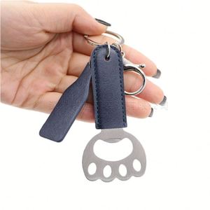 Hr Wholesale Pu Leather Shaped Bottle Openers Cute Stainless Steel Cat Paw Fridge Corkscrew Personalized <b>Beer</b> Lover Gift - Product Image 5
