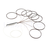 Divisor PLC 1x2, 1x4, 1x8, 1x32, 1x64, 1x128, 1x16, Fibra Óptica de Tubo Suelto de 900μm, Divisores Ópticos 1x2