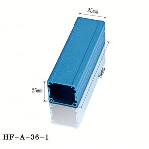 EBM IP54 Control Box Aluminum Extruded <b>Enclosure</b> Housing Amplifier PCB Case Powder Coated Extrusion Heatsink Project Box - Product Image 5