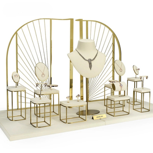 Bộ trưng bày trang sức cao cấp tùy chỉnh, giá đỡ nhẫn sang trọng để trưng bày trang sức trong cửa hàng trang sức - Product Image 1