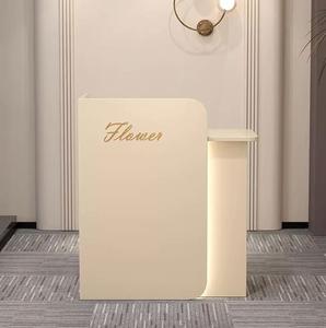Petit comptoir de bar <span class=keywords><strong>Réception</strong></span> <span class=keywords><strong>Réception</strong></span> Caisse enregistreuse Magasin de vêtements moderne minimaliste Boutique de thé au lait Comptoir de salon de beauté - Product Image 4