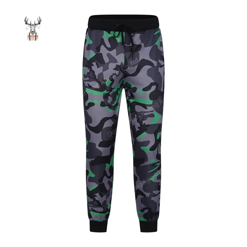 Crayon tendance personnalisé Nanteng en polyester près du corps impression numérique mi-taille crayon OEM pour hommes joggers