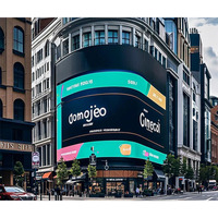 Pantalla LED Curva para Interiores de Color Completo, Directo de Fábrica, Módulo LED Flexible P2-P5, Señalización Digital, Tamaño Flexible 320*160mm, 3840Hz