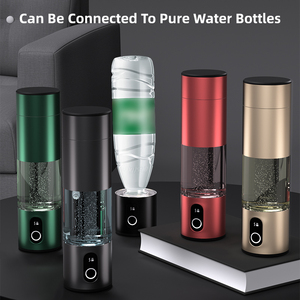 पोर्टेबल 230 एमएल हाइड्रोजन जल जनरेटर 6000ppb रिचार्जेबल कप स्टेनलेस स्टील आवास के लिए इलेक्ट्रिक - Product Image 2