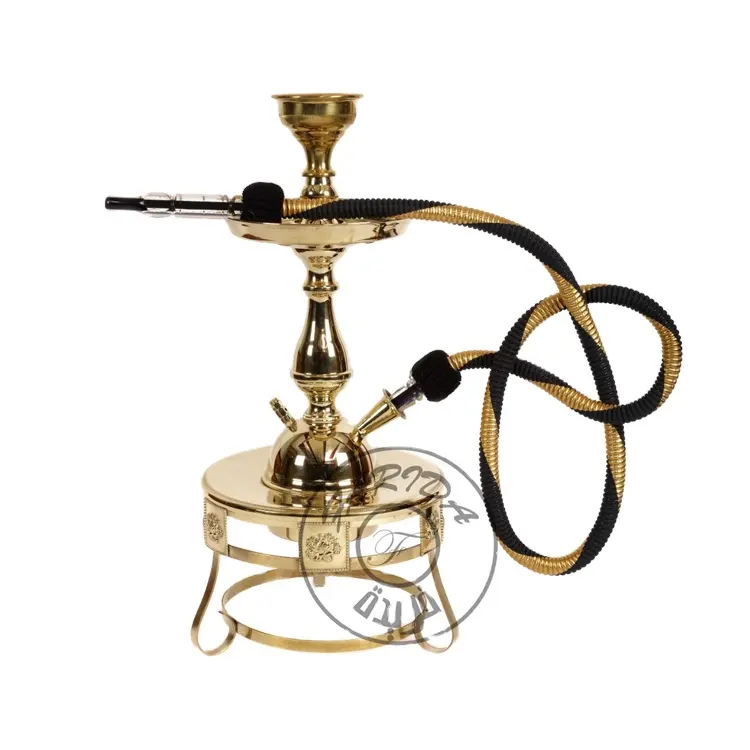 Hookah portátil de latón, Tops de mesa de alta calidad, nuevo diseño Premium, lujoso, egipcio, pequeño