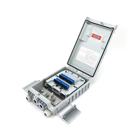 Caja de Distribución de Fibra Óptica FDB con Conector SC de 24 Puertos y 16 Núcleos, de Plástico Blanco para Exteriores, Certificada por TTI ISO9001