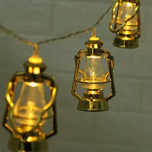 Ramadan Kareem Party String Lights Decor for Aladdin Egyptian Aladdin Islam Holiday Wedding