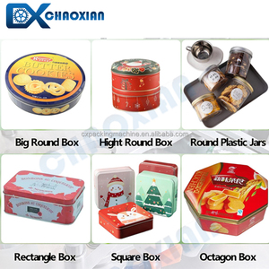 Ruban d'étanchéité sans couture pour biscuits cuits au four en plastique Coxes Candy Iron Cans Cap Sealing Machine - Product Image 3