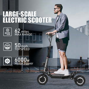 Patinete Eléctrico FREE BOY J-30 MAX, Velocidad Máxima 85 km/h, 30 °   Scooter Eléctrico Urbano con Suspensión Hidráulica Delantera y Trasera - Product Image 5